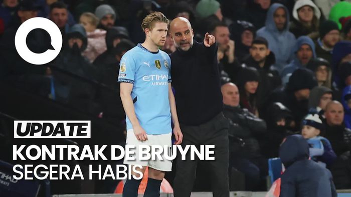 Video Pep Guardiola: Usia De Bruyne Jadi Pertimbangan Kontrak Baru di Man City