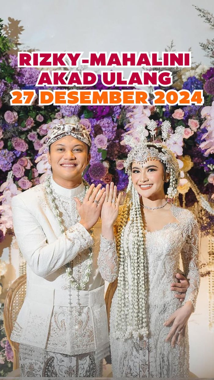Video: Rizky-Mahalini Menikah Ulang, Kini Sah Secara Agama dan Negara