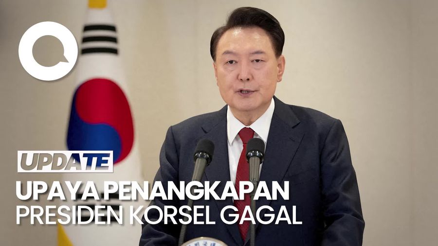 Video: Drama Upaya Penangkapan Presiden Korsel Yoon Suk Yeol