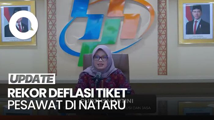 Video Kebijakan Penurunan Harga Tiket Pesawat Bikin Deflasi di Nataru