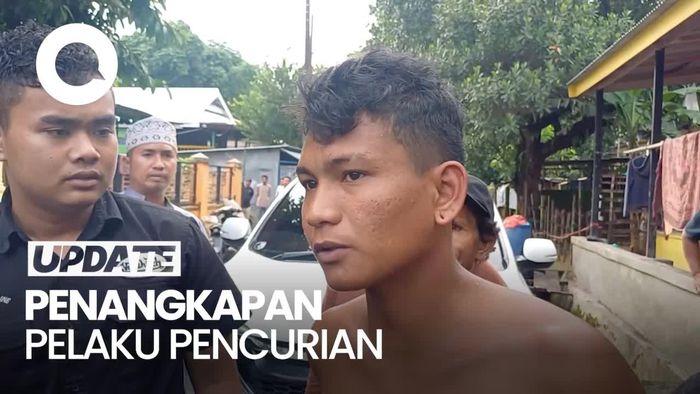 Video: Pencuri Genset di Pangkep Ngumpet di Lemari saat Digerebek Polisi
