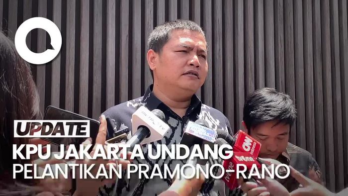 Video KPU DKI Antar Undangan ke Pramono: Kamis Penetapan Gubernur Terpilih