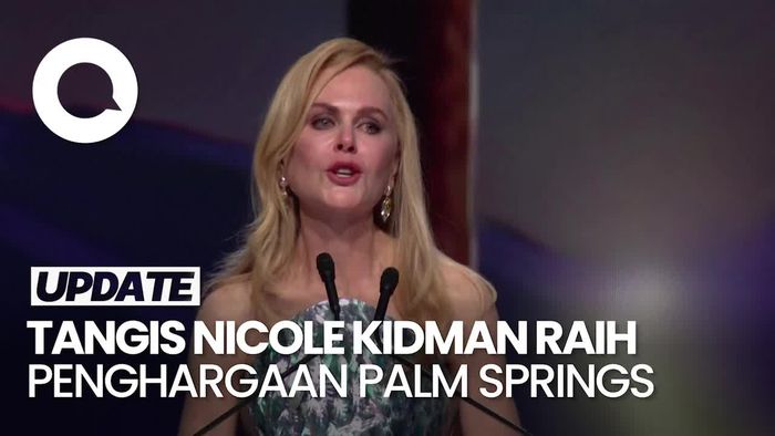 Video: Tangis Nicole Kidman Dedikasikan Piala Palm Springs untuk Mendiang Ibunya