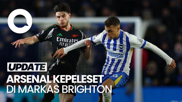 Video: Arsenal Kepeleset di Markas Brighton