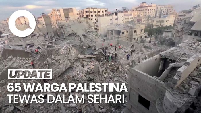 Video Israel Bunuh 65 Orang dalam Sehari, Warga Gaza: Seperti Gempa