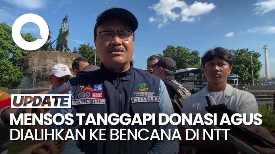 Video: Donasi Agus Dialihkan ke Bencana di NTT, Mensos Minta Laporkan dan Audit