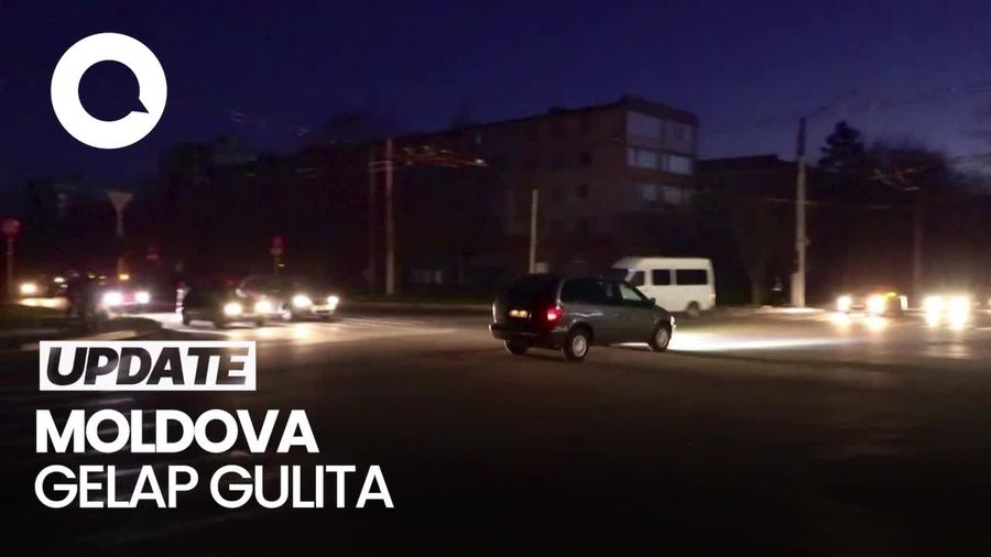 Video: Rusia Setop Pasokan Gas, Sebagian Wilayah Moldova Gelap Gulita