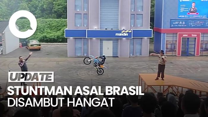 Video: Kesan Stuntman Asal Brasil Beraksi di Indonesia