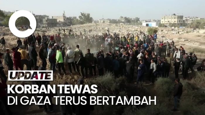 Video: Korban Tewas di Gaza Akibat Israel Capai 45 Ribu Orang