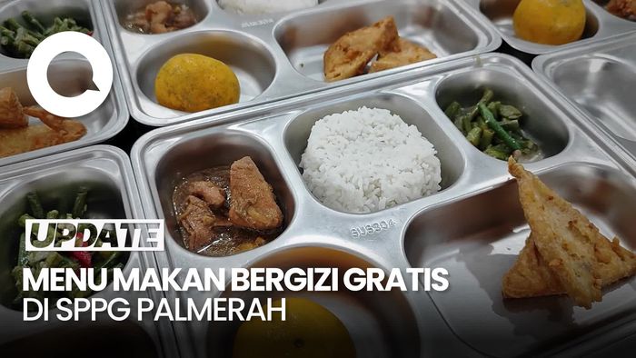 Video: Intip Menu Makan Bergizi Gratis di SPPG Palmerah, Ada Ayam Teriyaki