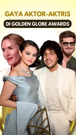 Video Gaya Ariana Grande, Selena Gomez, hingga Lee Jung Jae di #GoldenGlobes