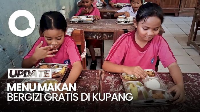 Video: Melihat Menu Makan Bergizi Gratis di SD Kupang, Sasar 470 Siswa