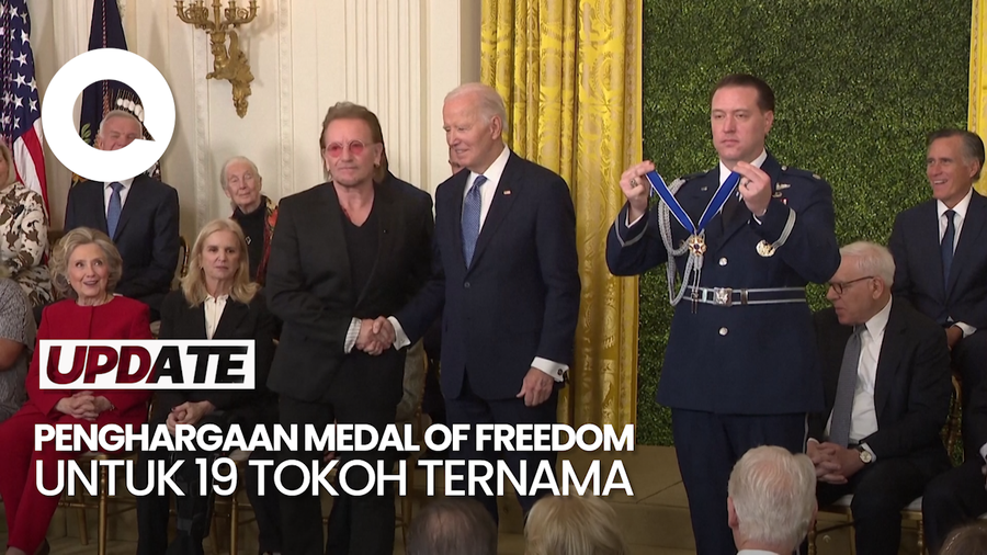 Video: Joe Biden Beri Medal of Freedom untuk Sederet Aktor hingga Musisi