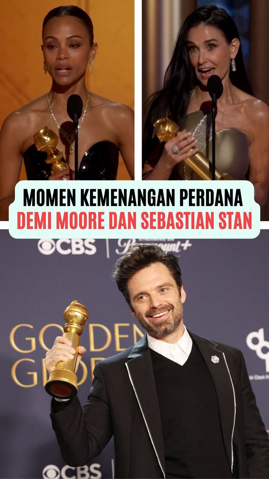 Video: Mereka yang Pertama Kali Menang di Golden Globes 2025