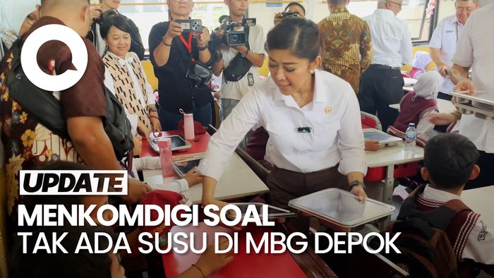 Video: Respons Menkomdigi soal Tak Ada Susu pada Menu MBG di Depok