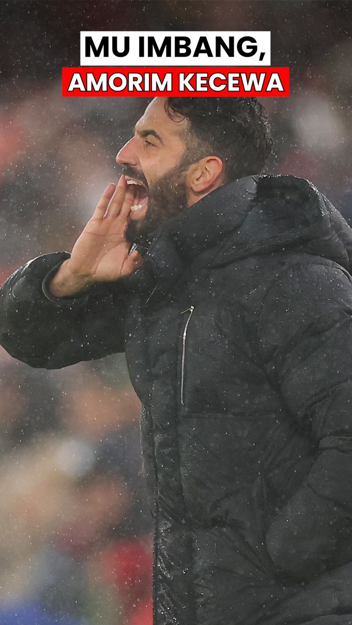 Video Ruben Amorim Kecewa Banget MU Imbang Lawan Liverpool