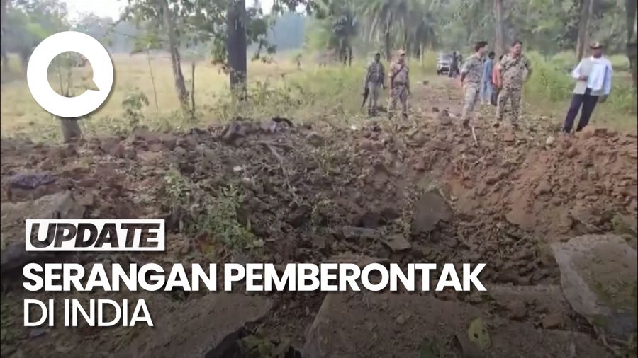 Video: Ledakan Bom di Chhattisgarh India, 8 Polisi Tewas