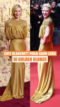 Video: Pernyataan Stylist Cate Blanchett Terbukti di Red Carpet Golden Globes