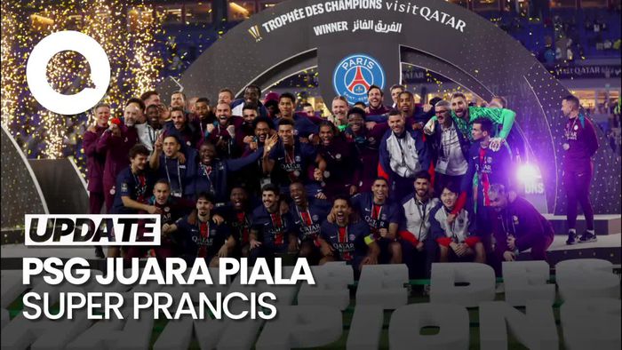 Video PSG Juara Piala Super Prancis, Dembele Pahlawannya