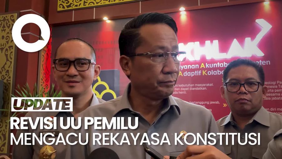 Video: Menhum Sebut Revisi UU Pemilu Berpedoman pada Rekayasa Konstitusi 