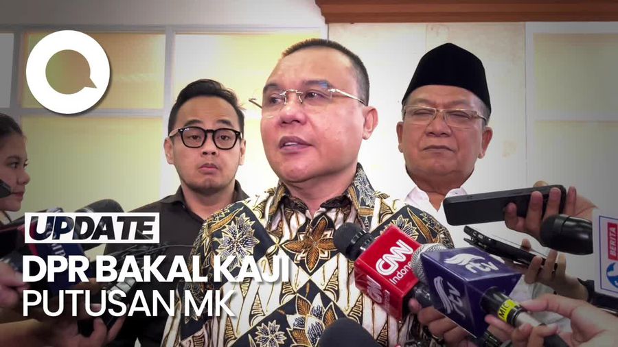 Video: DPR Bakal Kaji Putusan MK Hapus Ambang Batas Capres