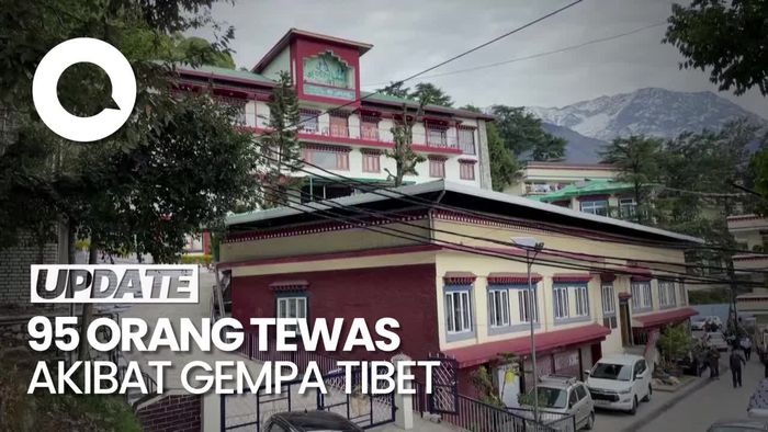 Video: Korban Tewas Gempa Tibet Bertambah Jadi 95 Orang
