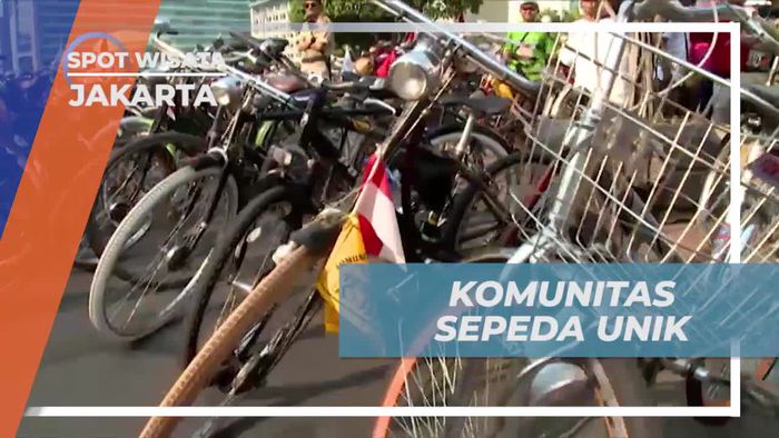 Temui Komunitas Sepeda Unik di Car Free Day Jakarta