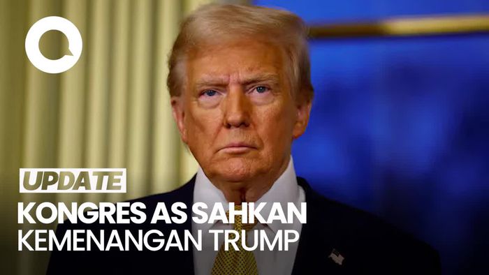 Video: Momen Kamala Harris Sahkan Kemenangan Donald Trump di Pilpres AS