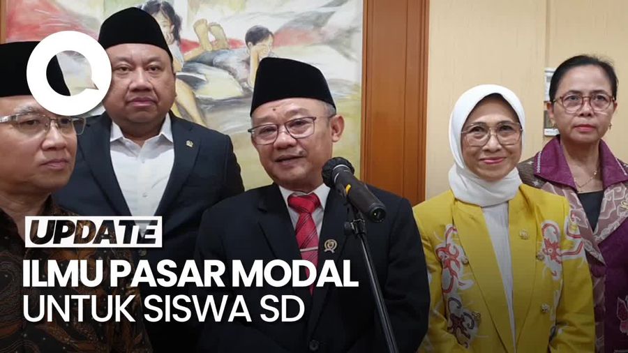  Video Respons Mendikdasmen soal Wacana Pembelajaran Pasar Modal ke Siswa SD
