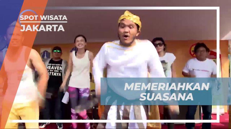 Ramekan Suasana Car Free Day dengan Joged Bersama Caesar, Jakarta
