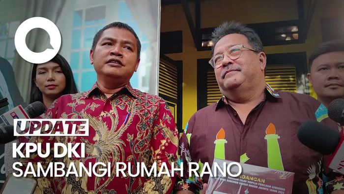 Video Rano Karno Terima Undangan Penetapan Gubernur-Wagub Jakarta