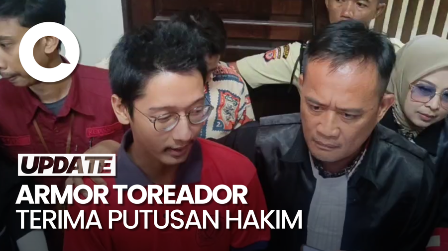 Video: Divonis 4,5 Tahun Bui, Armor Toreador Tak Ajukan Banding