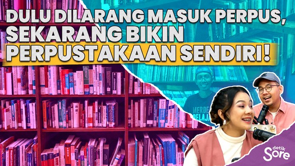 Edi Dimyati menyulap Lahan Belakangnya Menjadi Perpustakaan