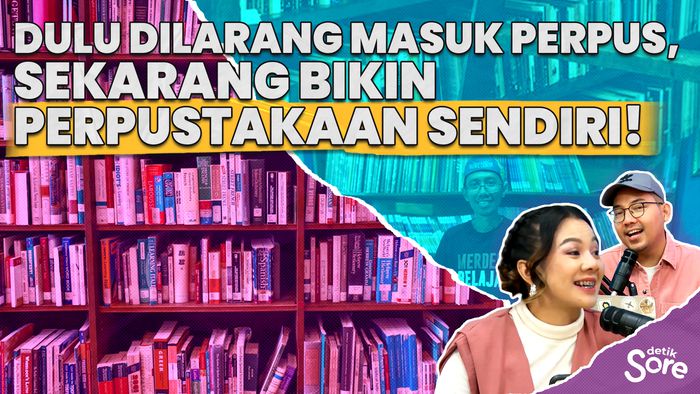 Edi Dimyati menyulap Lahan Belakangnya Menjadi Perpustakaan