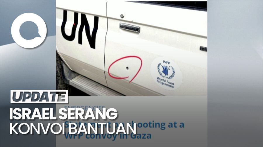 Video: Israel Tembaki Konvoi Bantuan di Gaza, WFP Meradang