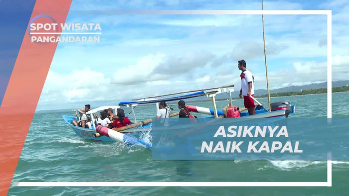 Menikmati Perjalanan Seru Menggunakan Kapal Menuju Pantai Pasir Putih, Pangandaran