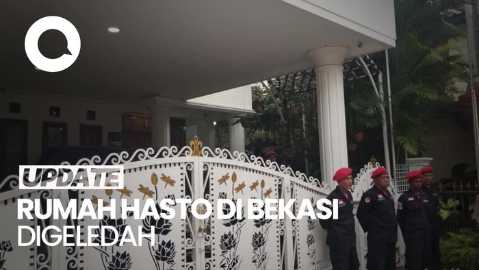 Video KPK soal Penggeledahan Rumah Hasto di Bekasi: Masih Berlangsung