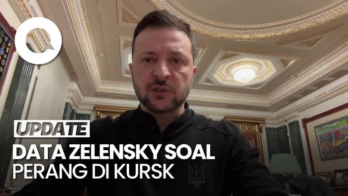 Video Zelensky Sebut 15.000 Tentara Rusia Tewas Selama Perang di Kursk