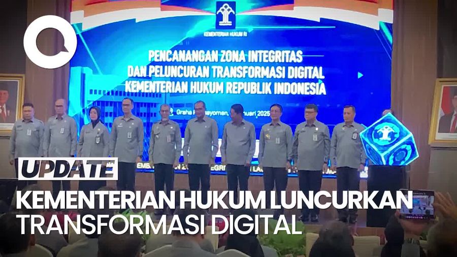 Video: Percepat Layanan, Kementerian Hukum Luncurkan Transformasi Digital