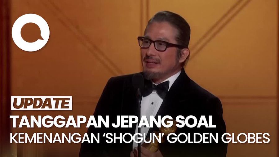 Video: Bahagianya Warga Jepang Atas Kemenangan Aktor Shogun di Golden Globes