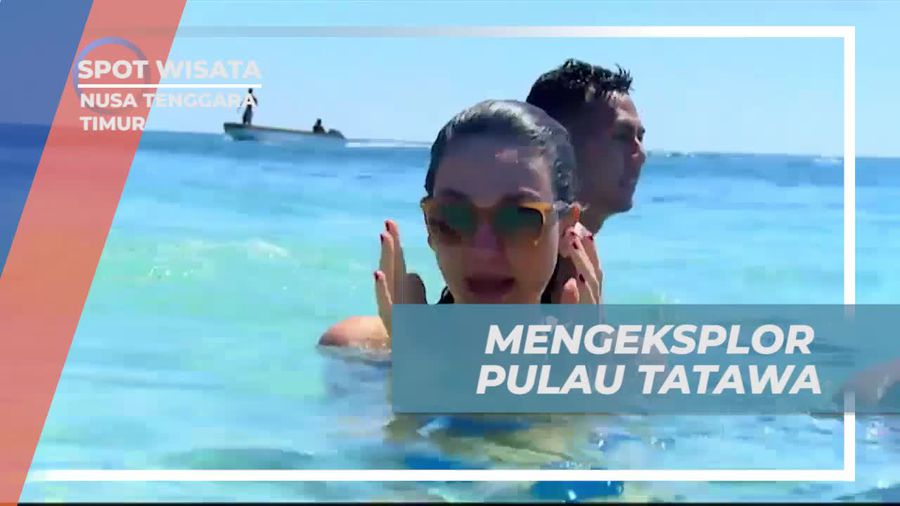Berenang dengan Serunya di Keindahan Pantai Pulau Tatawa, Nusa Tenggara Timur