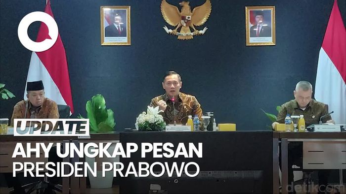 Video: Rapat Bareng Nusron Wahid-Fahri Hamzah, AHY Ungkap Pesan Prabowo