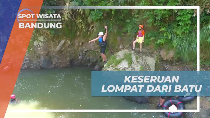 Tantang Diri Loncat dari Ketinggian di Bandung