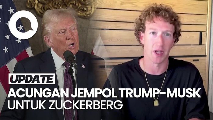 Video: Reaksi Trump-Elon Musk soal Kebijakan Baru Mark Zuckerberg di Meta