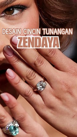 Video: Melihat Lebih Dekat Desain Tak Biasa di Cincin Tunangan Zendaya