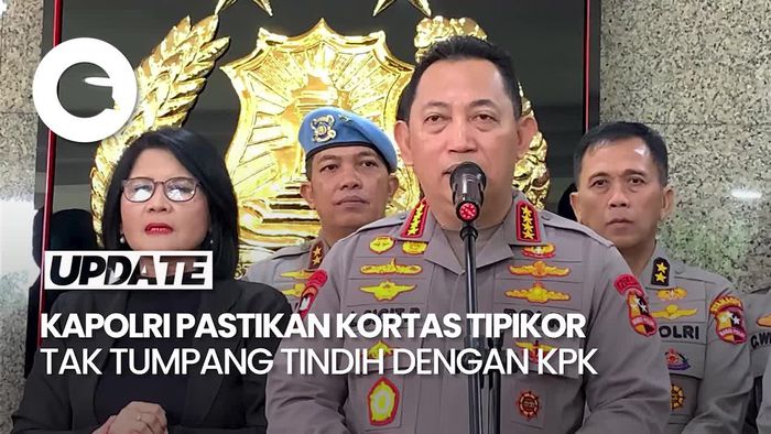 Video: Kapolri Pastikan Kortas Tipikor Polri Tak Tumpang Tindih dengan KPK