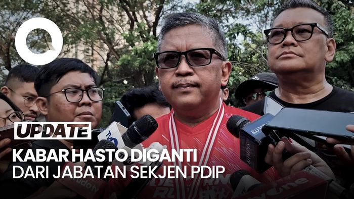 Video PDIP soal Isu Hasto Dicopot dari Sekjen: Itu Wilayahnya Ibu Megawati