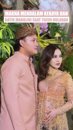 Video: Detail Kebaya Mahalini di Acara Tujuh Bulanan dan Maknanya