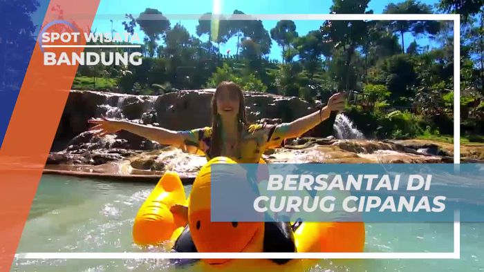  Bersantai Sanctuari di Curug Cipanas Bandung