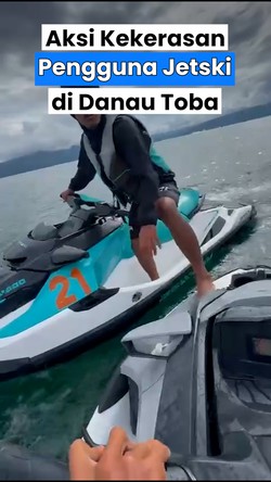 Video: Pengguna Jetski Dipukul dan Mau Dibunuh di Danau Toba, Polisi Selidiki